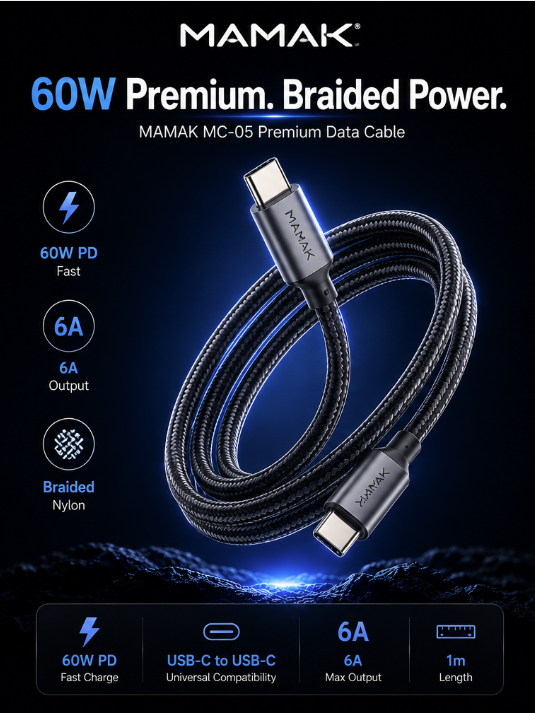 MAMAK MC-05 Premium Data Cable - 60W